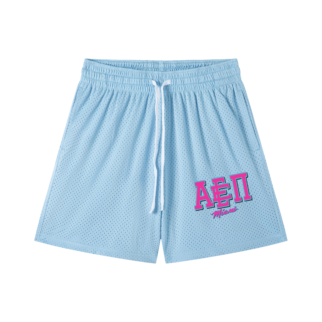 MIAMI VICE PINK MESH SHORTS