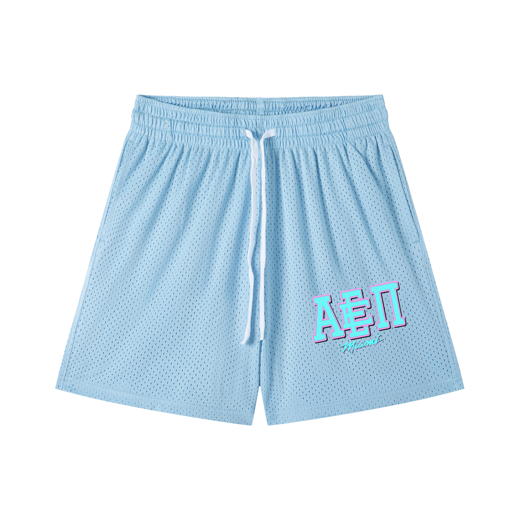 MIAMI VICE BLUE MESH SHORTS