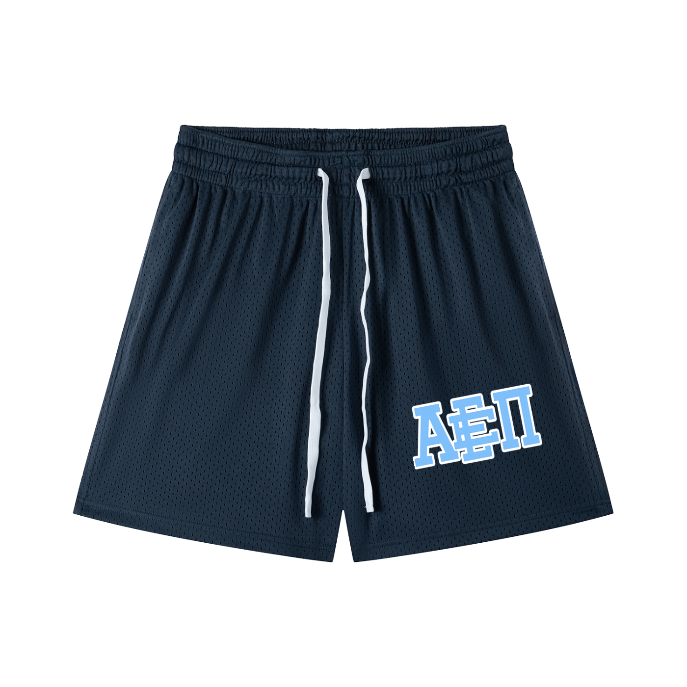 SKY BLUE LOGO MESH SHORTS