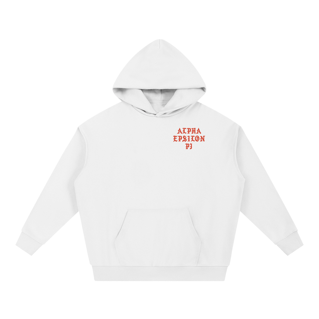WINE RED APES HOODIE