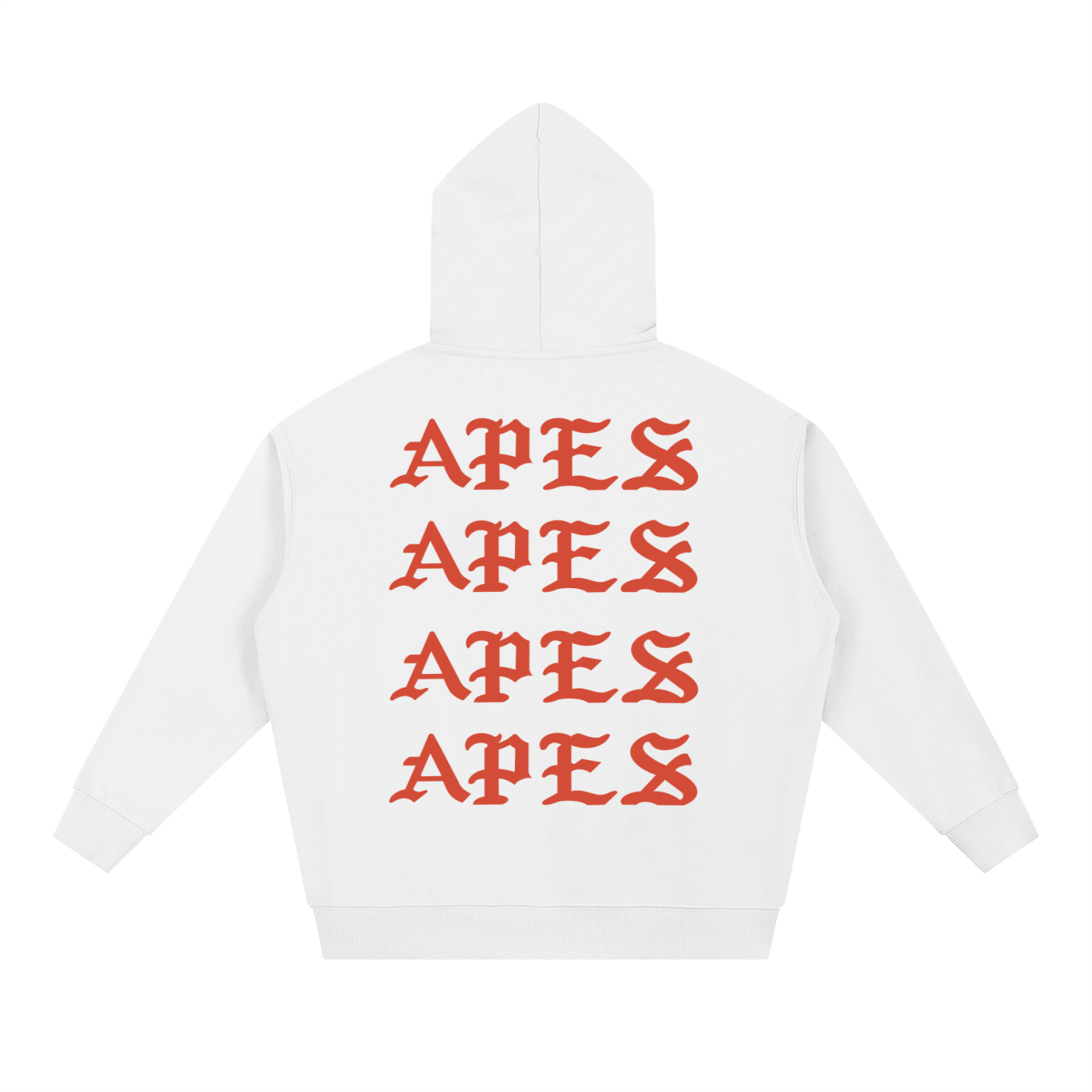 WINE RED APES HOODIE