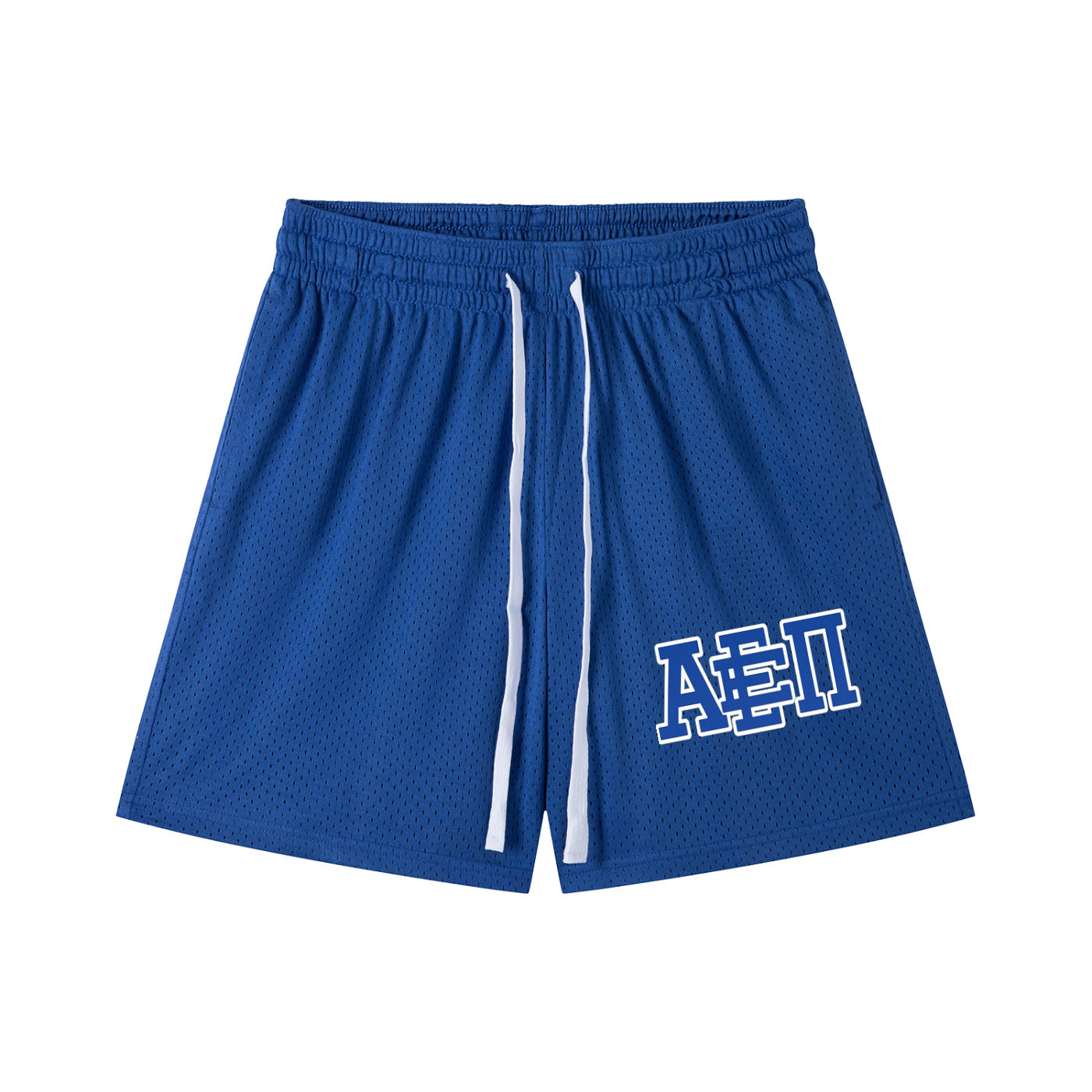ROYAL BLUE LOGO MESH SHORTS