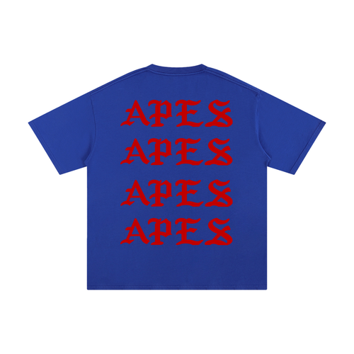 BLUE & RED APES T-SHIRT