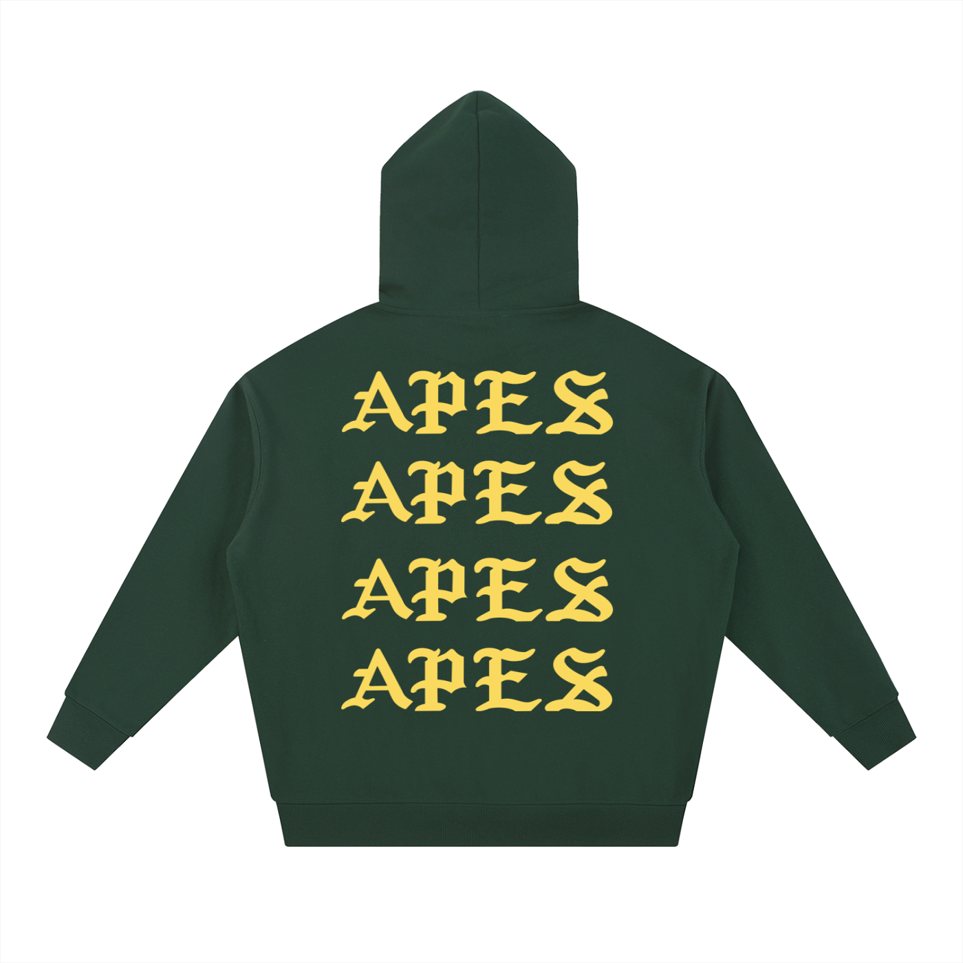 FOREST GREEN APES HOODIE