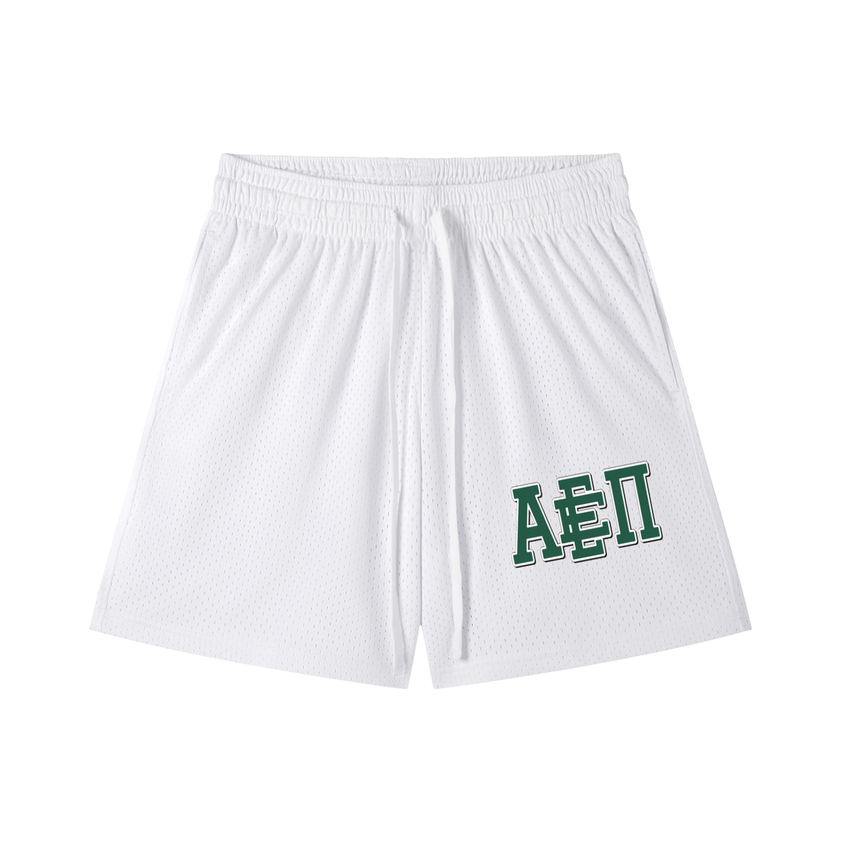 GREEN WAVE MESH SHORTS