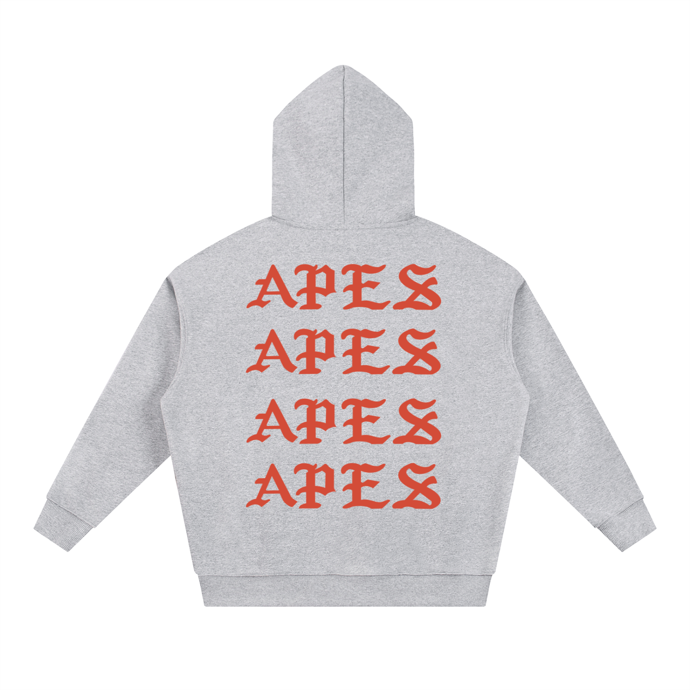 WINE RED APES HOODIE