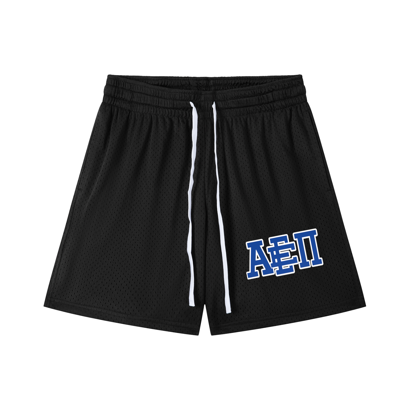 ROYAL BLUE LOGO MESH SHORTS